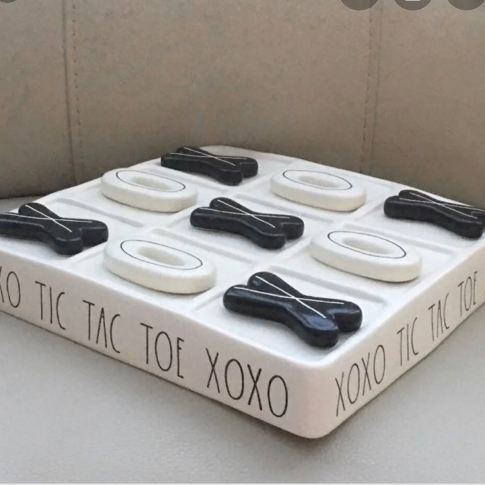 Rae Dunn tic tac toe